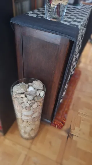 Mueble archivador madera persiana