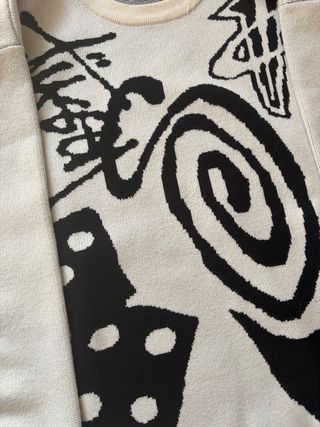 Jersey Stussy x Nike Beige/Negro