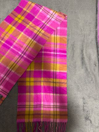 Bufanda Burberry Tartán Rosa