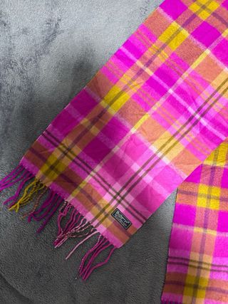 Bufanda Burberry Tartán Rosa