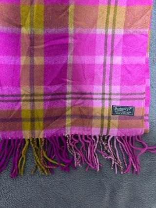 Bufanda Burberry Tartán Rosa