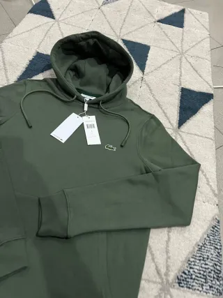 Hoodie com Capuz Lacoste Verde Tamanho S