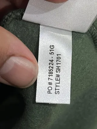 Hoodie com Capuz Lacoste Verde Tamanho S