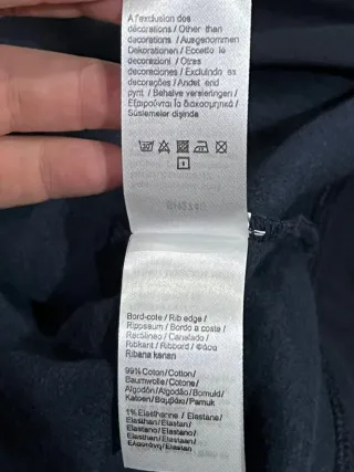 Hoodie com Capuz Lacoste Azul Marinho XXL