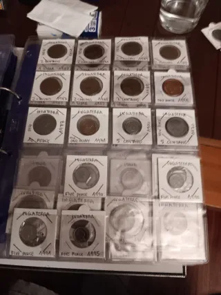 Colección mas de 850 monedas extranjeras