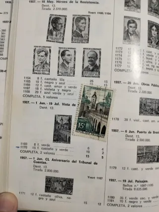Catálogo Edifil Sellos Francia Andorra Mónaco 1977