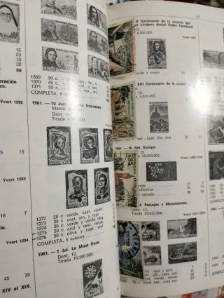 Catálogo Edifil Sellos Francia Andorra Mónaco 1977