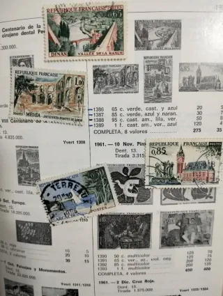 Catálogo Edifil Sellos Francia Andorra Mónaco 1977