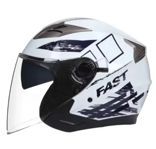 Casco Moto Blanco