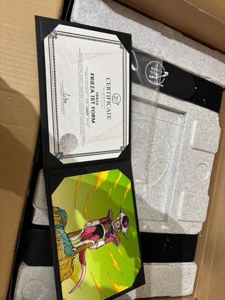Certificado Autenticidad Frieza 1st Form