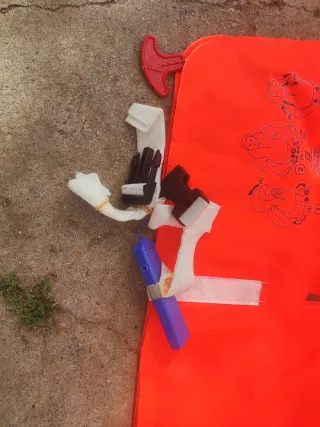 Giubbotto di salvataggio arancione