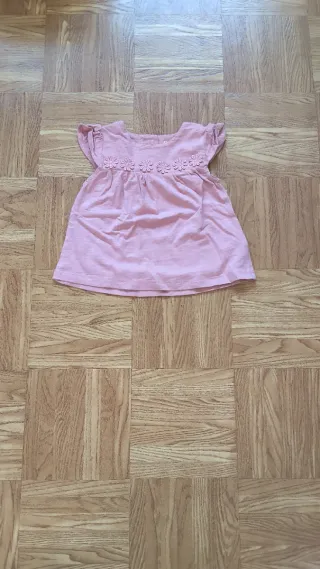 3 Camisetas niña nuevas talla 6/9 meses floral