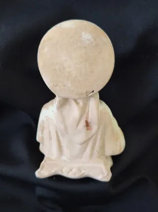 Virgen Oración Olot Escayola Vintage 11cm
