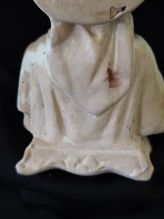 Virgen Oración Olot Escayola Vintage 11cm