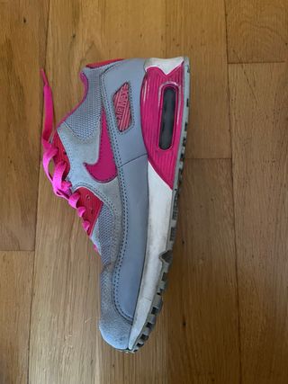 Zapatillas Nike Air Max Gris y Rosa