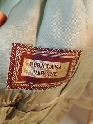 Giacca uomo righe lana tg.54