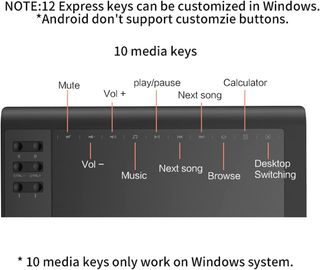 Tablet Grafica de escritura 10moons G10