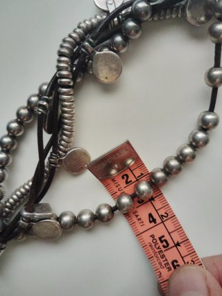 Pulsera Uno de 50 Cuero y Plata