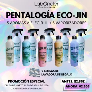 Pentalogía Eco-Jin: 5 aromas + 5 vaporizadores
