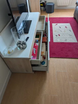 Conjunto muebles salon: Mueble TV, balda y armario