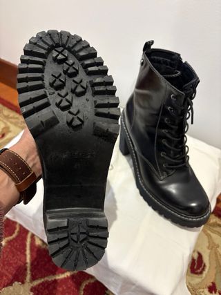 Botas militares negras mujer marca Refresh