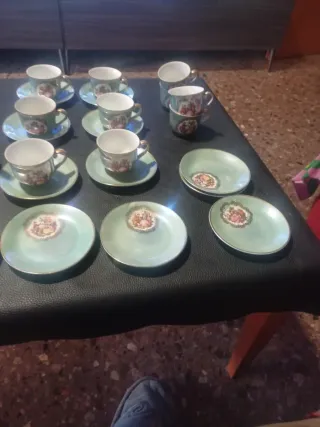 Juego de té/café porcelana vintage