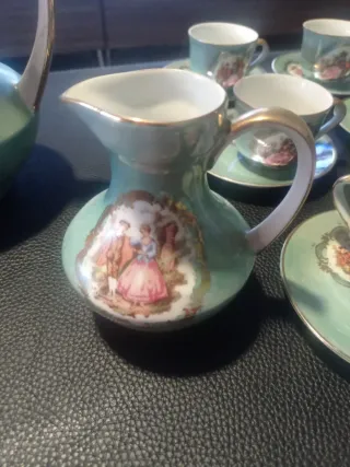 Juego de té/café porcelana vintage