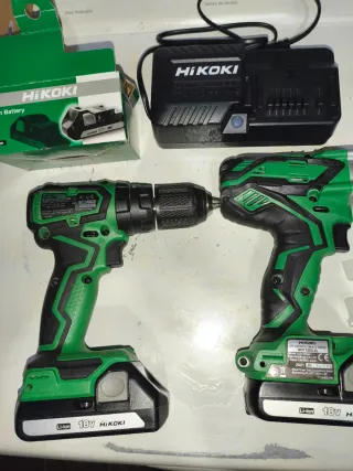 Taladro y Atornillador impacto Hikoki 18V