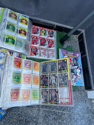 Lote cromos 7 kl +  3 álbumes Adrenalyn