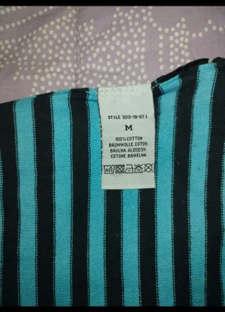 Maglia uomo a righe taglia M