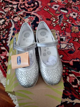 Scarpe Chicco bambina argento 32