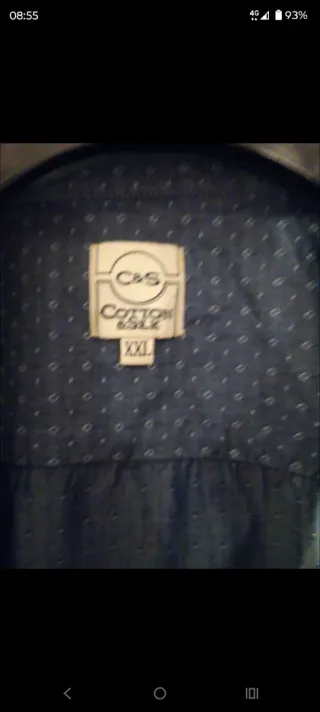 Camicia uomo cotone