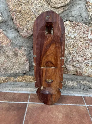 Máscara de madera tribal africana El Corte Inglés