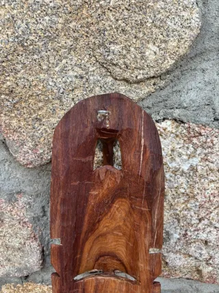 Máscara de madera tribal africana El Corte Inglés