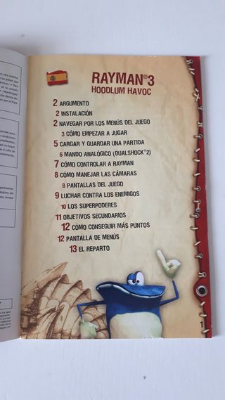 Rayman 3 & Raving Rabbids 2 manuali di giochi ps2