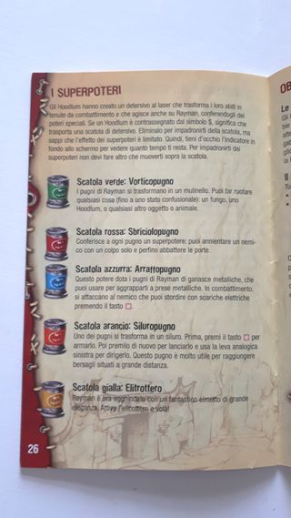 Rayman 3 & Raving Rabbids 2 manuali di giochi ps2