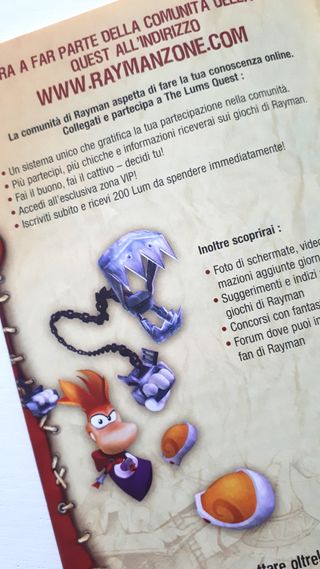 Rayman 3 & Raving Rabbids 2 manuali di giochi ps2