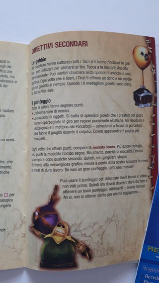 Rayman 3 & Raving Rabbids 2 manuali di giochi ps2