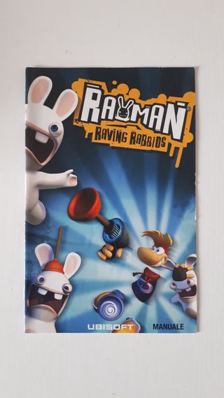 Rayman 3 & Raving Rabbids 2 manuali di giochi ps2
