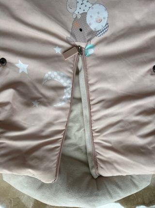 Saco para carrito de bebé con jirafa y elefante