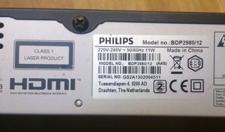 Reproductor Blu-Ray Philips BDP2980/12 3D