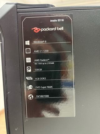 Packard Bell Ordenador Sobremesa Negro