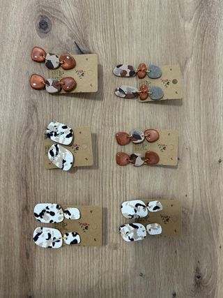 Pendientes Fimo Artesanales