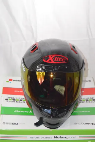 Casco X-lite X-803 Moto Deportivo Negro/Rojo