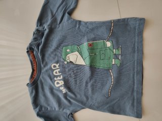 Maglietta bimbo 24 mesi Mr. Bear Primigi blu