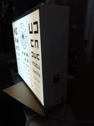 Optotipo para examen visual(CARLOS)