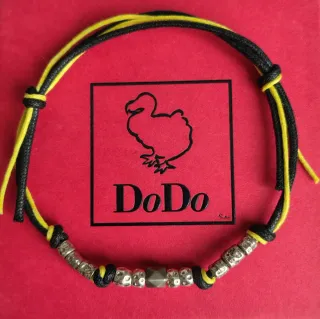 Bracciale Dodo Argento 925 granelli borchie