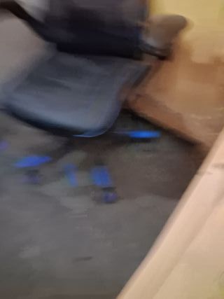 Sedia da Gaming Trono Nera e Blu