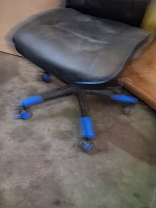 Sedia da Gaming Trono Nera e Blu