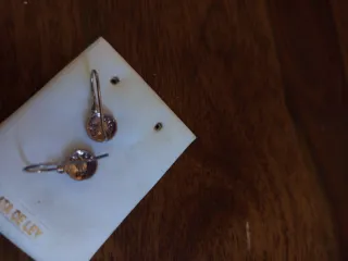 Pendientes plata ley esmaltados azul